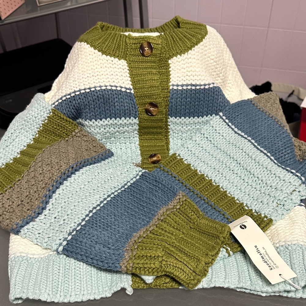 Colorful Striped Women's Sweater